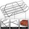 Sorbus Non-Stick Rib Rack XL - Porcelain Coated Steel Roasting Stand - Holds 3 Full Rib Racks for Grilling & Barbecuing
